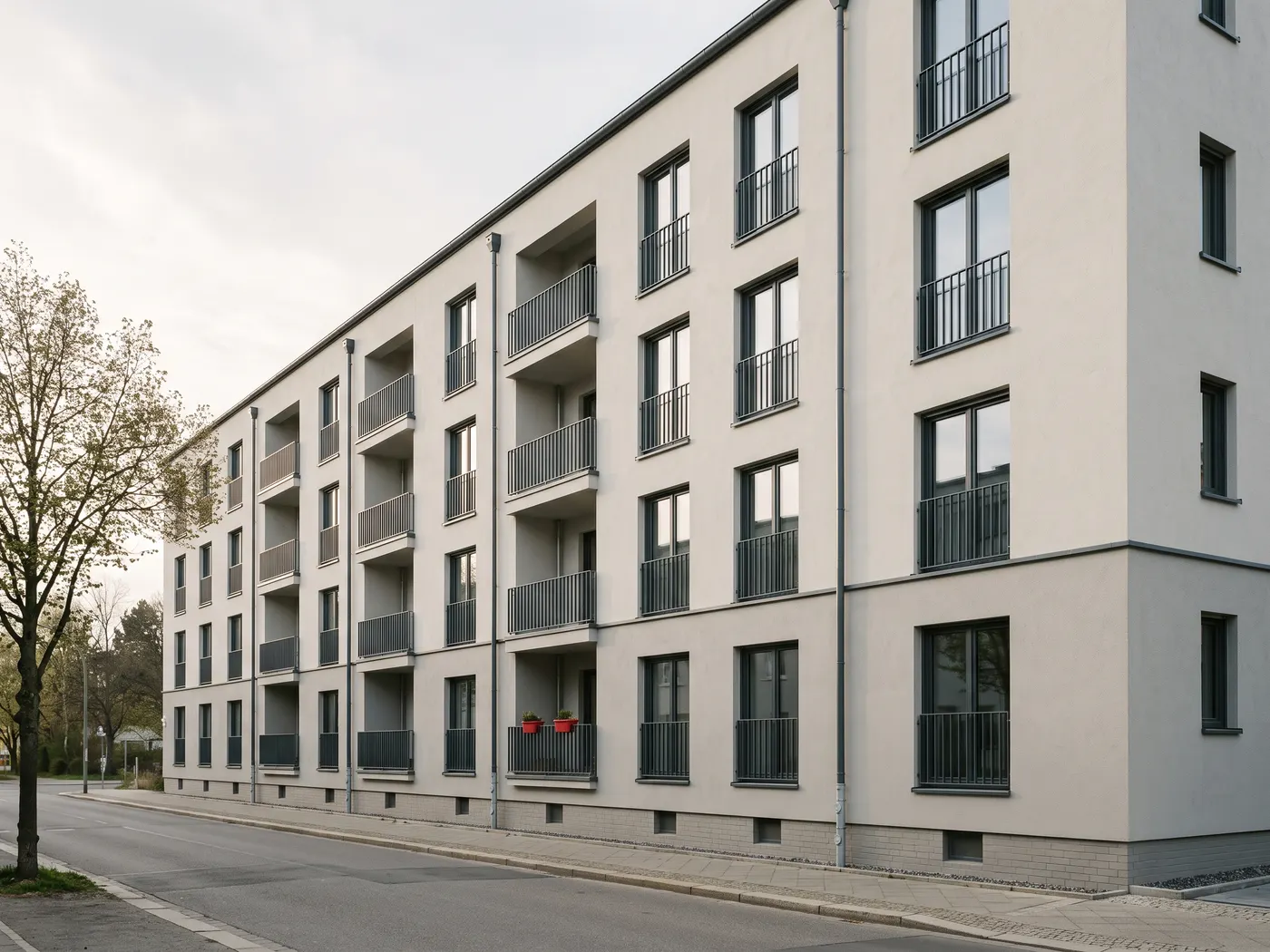 Copropriété 22 lots, Belval — façade livrée par Façades Pundel